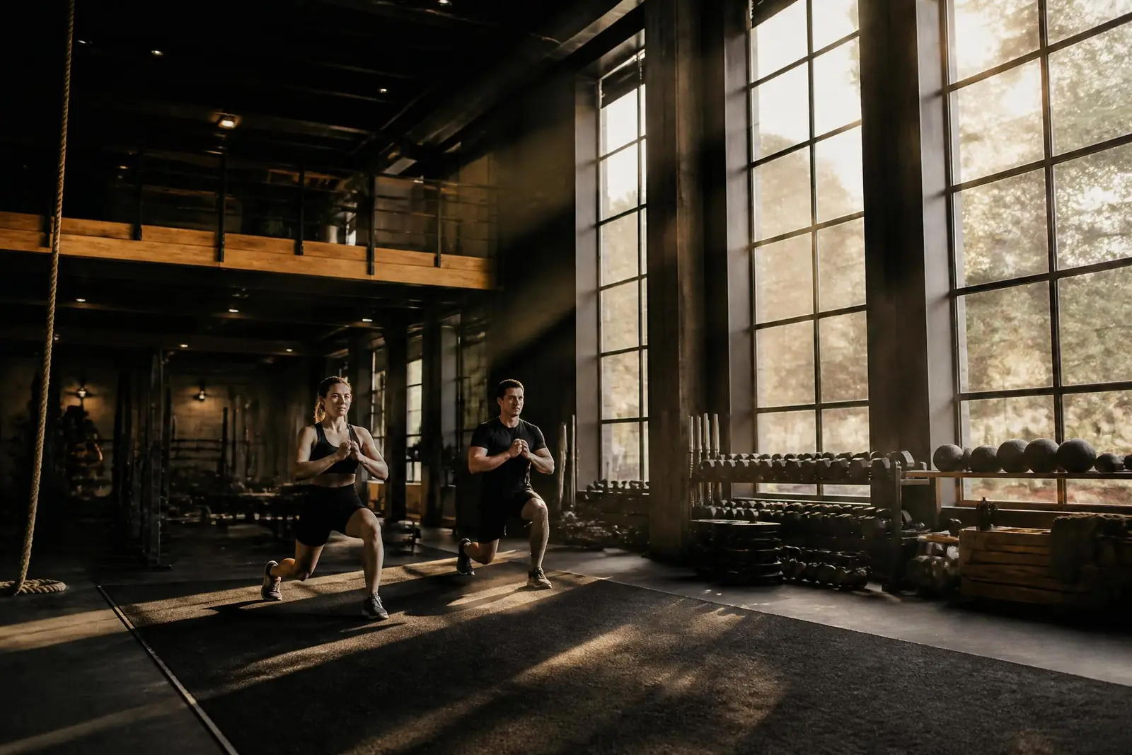 Gym scenting on a clean, premium gym floor with generous daylight