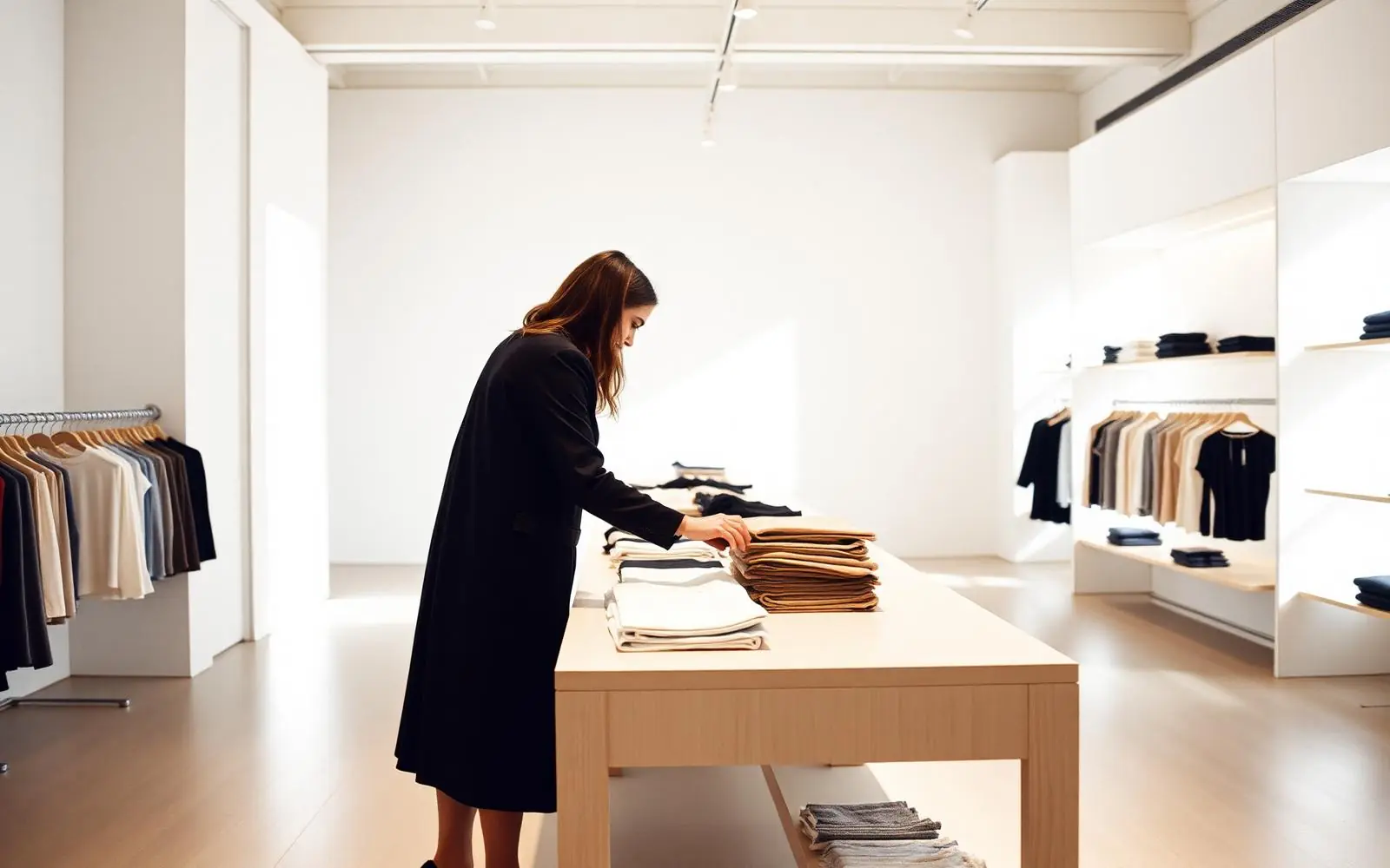 Retail scent marketing: a considered fashion store interior with soft daylight